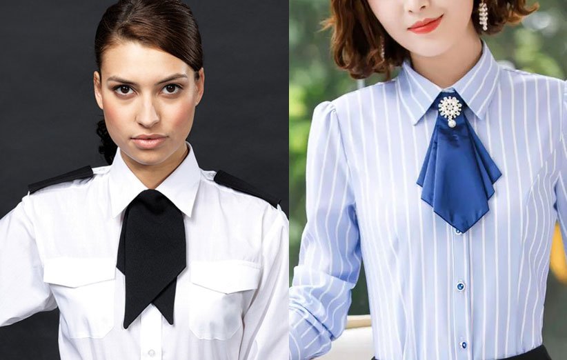 کروات های زنانه را چگونه ببندیم ؟