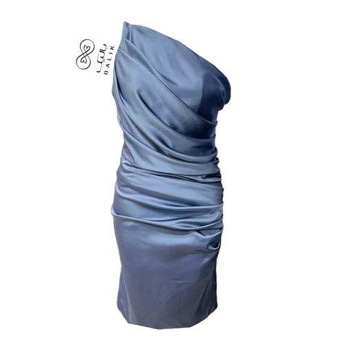 پیراهن مینی دخترانه کد 2424 رنگ آبی