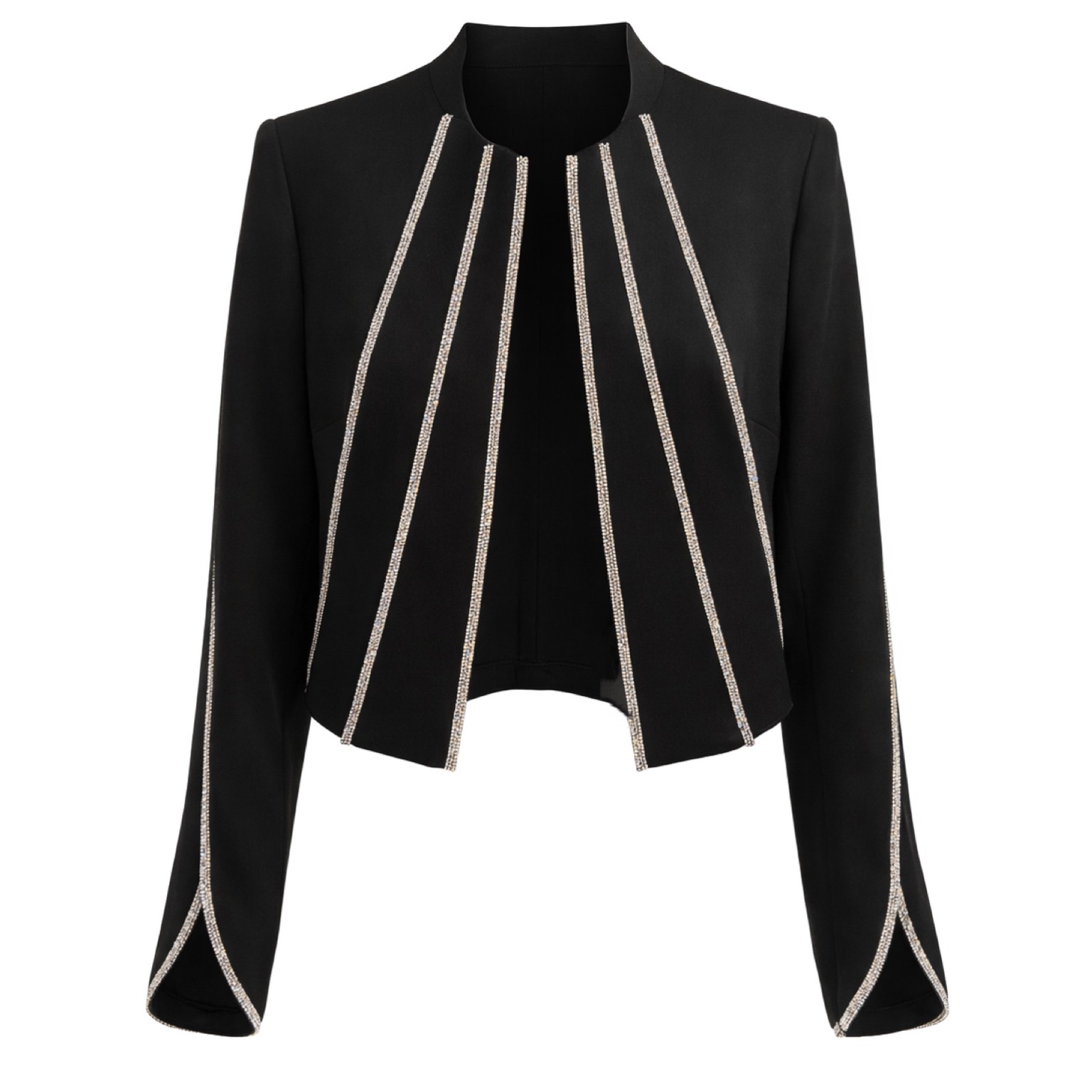 کت زنانه کوتاه مجلسی کار شده کد 1731