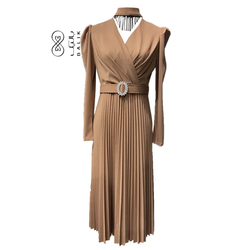 پیراهن مجلسی کد ce230 نسکافه ای