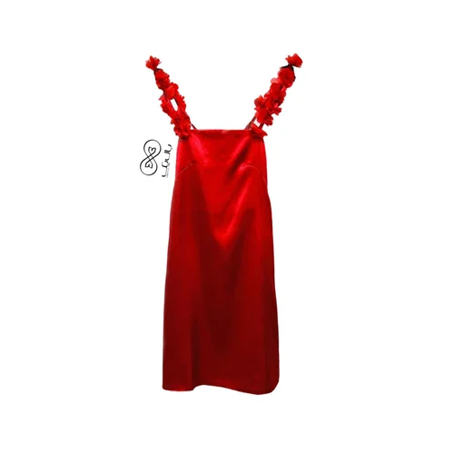 لباس خواب زنانه ساتن کد 2005 قرمز