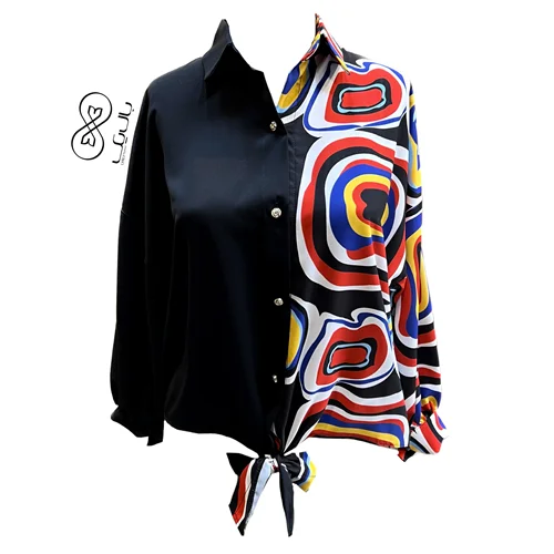 شومیز زنانه مجلسی جلو گره ای ( بلوز زنانه ) کد 3203