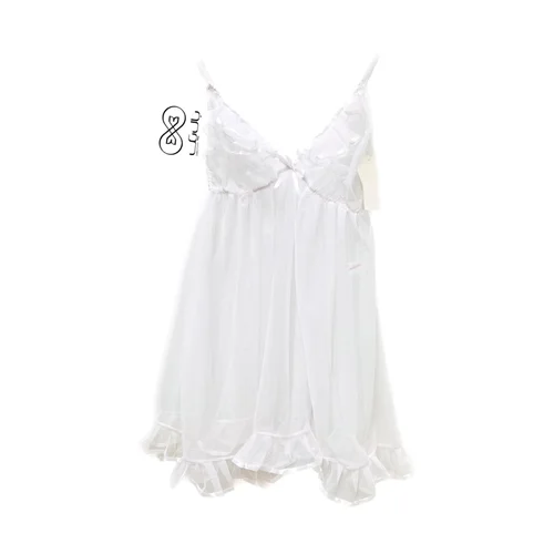 لباس خواب زنانه توری سفید کد 2023