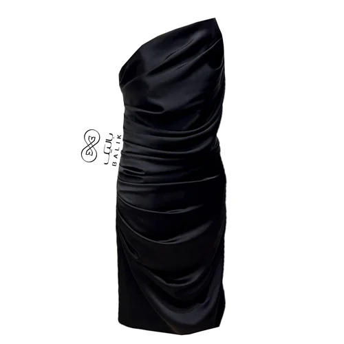 پیراهن میدی مجلسی کد 2424 مشکی